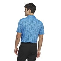 adidas Mens Ult 365 Mesh Print climacool Golf Polo, Royal