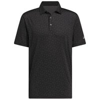 adidas Mens Ult 365 Mesh Print climacool Golf Polo, Black