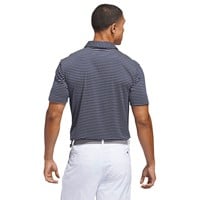 adidas Mens Performance Two Color Stripe Golf Polo, Navy