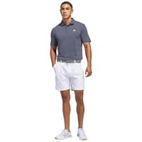 adidas Mens Performance Two Color Stripe Golf Polo, Navy
