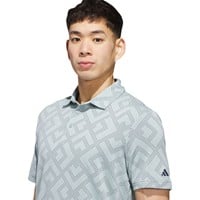 adidas Mens Ult 365 Jacquard climacool Golf Polo, Green