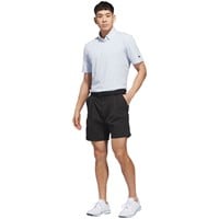 adidas Mens Ult 365+ Micro Print Golf Polo, Light Blue