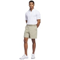 adidas Mens Ult 365+ Micro Print Golf Polo, White