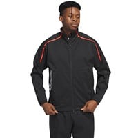adidas Mens Core Provisional Full Zip Golf Rain Jacket, Black