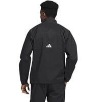 adidas Mens Core Provisional Full Zip Golf Rain Jacket, Black