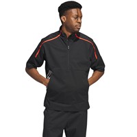 adidas Mens Core Provisional Short Sleeve Golf Rain Jacket, Black