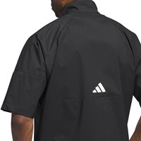 adidas Mens Core Provisional Short Sleeve Golf Rain Jacket, Black