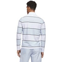 adidas Mens Ult 365 Rugby Stripe Golf Pullover, Light Blue