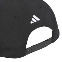 adidas Tour 5 Panel Rope Golf Hat, Black/White
