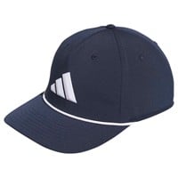 adidas Tour 5 Panel Rope Golf Hat, Navy/White