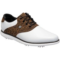 FootJoy Women's Traditions Golf Shoes - Previous Season Style, whitebrown-x-2-z