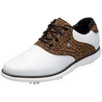 FootJoy Women's Traditions Golf Shoes - Previous Season Style, whitebrown-x-6-z