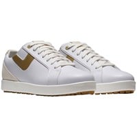 FootJoy Women's Links Golf Shoes - Previous Season Style, whitebrown-v-6-z