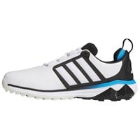 adidas Mens adiPower 26 Spikeless Golf Shoes, White/Black