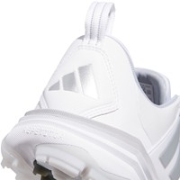 adidas Mens adiPower 26 Spikeless Golf Shoes, White/Silver