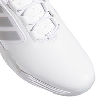 adidas Mens adiPower 26 Spikeless Golf Shoes, White/Silver