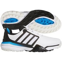 adidas Mens adiPower 26 Spikeless Golf Shoes, White/Black