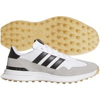 adidas Mens S2G 26 Textile Spikeless Golf Shoes, White/Black