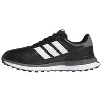 adidas Mens S2G 26 Leather Spikeless Golf Shoes, Black/Grey