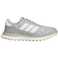 adidas Mens S2G 26 Leather Spikeless Golf Shoes, Grey/White