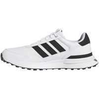 adidas Mens S2G 26 Leather Spikeless Golf Shoes, White/Black