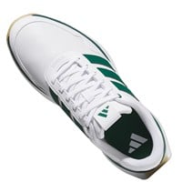 adidas Mens S2G 26 Leather Spikeless Golf Shoes, White/Green