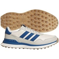 adidas Mens S2G 26 Leather Spikeless Golf Shoes, White/Blue