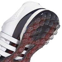 adidas Mens Tour 360 Spikeless Golf Shoes, White/Red/Blue