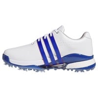 adidas Mens Tour 360 Golf Shoes, White/Red/Blue