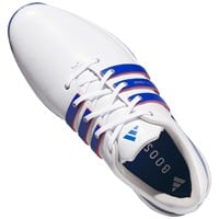 adidas Mens Tour 360 Golf Shoes, White/Red/Blue