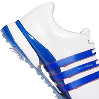 adidas Mens Tour 360 Golf Shoes, White/Red/Blue