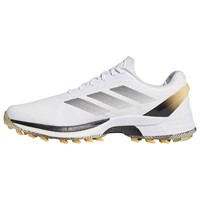 adidas Mens adiZero ZG Golf Shoes, White/Black