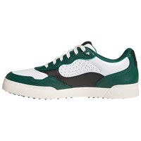 adidas Mens Retrocross 25 Spikeless Golf Shoes, White/Green