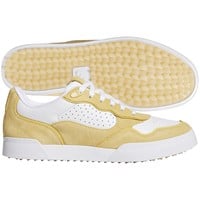 adidas Mens Retrocross 25 Spikeless Golf Shoes, White/Yellow