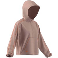 adidas Womens Ultimate365 Seersucker 1/4 Zip Golf Rain Jacket, Pink