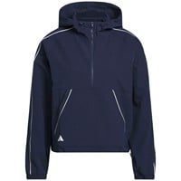 adidas Womens Ultimate365 Seersucker 1/4 Zip Golf Rain Jacket