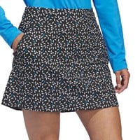 adidas Womens Ultimate365 Printed Knit Golf Skort, Black