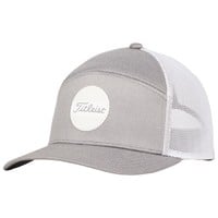 Titleist Boardwalk Limited Edition Granite Split Mesh Golf Hat, Grey/White