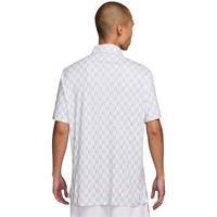NIKE Mens Dri-Fit Par 5 Icon OLC Golf Polo, White
