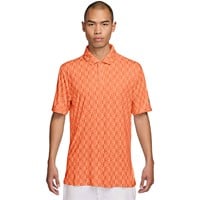 NIKE Mens Dri-Fit Par 5 Icon OLC Golf Polo, Orange