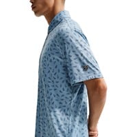 NIKE Men's Dri-FIT Par 5 Shoe OLC Golf Polo, Blue/Blue