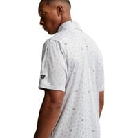 NIKE Men's Dri-FIT Par 5 Shoe OLC Golf Polo, Grey/Grey