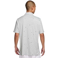 NIKE Mens Dri-Fit Par 5 Shoe OLC Golf Polo, Grey/Grey