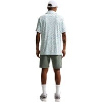 NIKE Men's Dri-FIT Par 5 Shoe OLC Golf Polo, White/Green