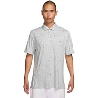 NIKE Mens Dri-Fit Par 5 Shoe OLC Golf Polo, Grey/Grey
