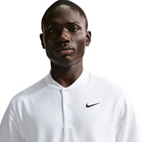 NIKE Mens Dri-Fit Velocity Blade Golf Polo, White