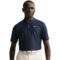 NIKE Mens Dri-Fit Velocity Blade Golf Polo, Navy