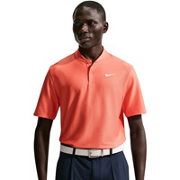 NIKE Mens Dri-Fit Velocity Blade Golf Polo, Orange