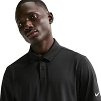 NIKE Men's Dri-Fit Velocity Solid Golf Polo, Black