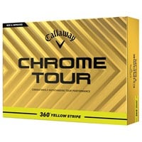 Callaway Chrome Tour 360 Yellow Stripe Golf Ball